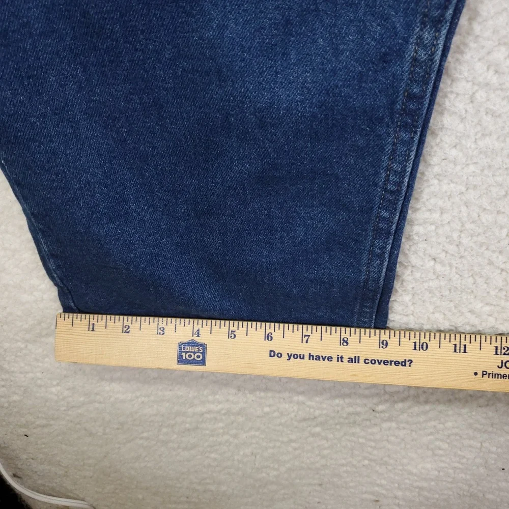 Wrangler Five Star Heritage Relaxed Fit Jeans Men 42x34 Blue Denim 1097FXVMD NEW